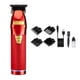 thumbnail image 1 of Yuarrent Cortadora de pelo eléctrica, afeitadora indicadora recargable por USB, afeitadora portátil de bolsillo para el hogar, peluquero, cabeza de Ciclismo Rojo Yuarrent OD027916-04B, 1 of 6
