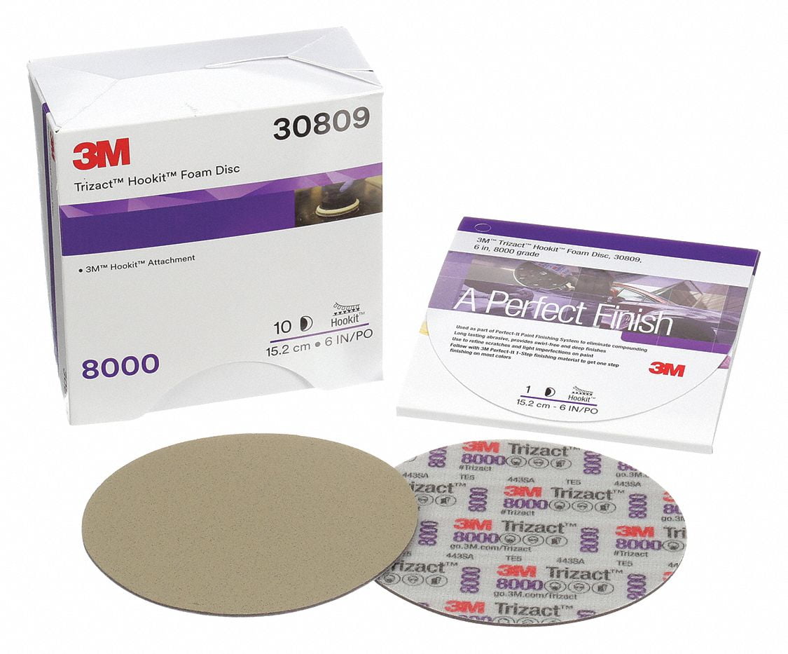3m Polishing Pad,Foam,6" Size 30809