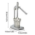 thumbnail image 5 of Shoreew Manual Citrus Juicer Heavy Duty Stainless Steel Lemon Lime Press for Kitchen Bar Efficient Pulp-Free Juice Extractor, 5 of 7