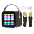 thumbnail image 2 of Karaoke Machine, Multi Sound Effects BT 5.3 Children Mini Karaoke Machine With 2 Microphones For Laptops For Mobile Phones For Party, 2 of 8