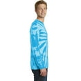 thumbnail image 3 of Port & Company Tie Dye Long Sleeve Tee-S (Turquoise), 3 of 6