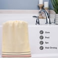 thumbnail image 3 of Bathroom Hand Towel - Cotton super soft High absorbent Hand towel, household bathroom hand towel - yellow, 3 of 5