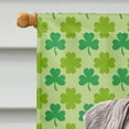 thumbnail image 3 of St. Patrick's Day Shamrock Schnauzer Flag Canvas House Size, 3 of 4
