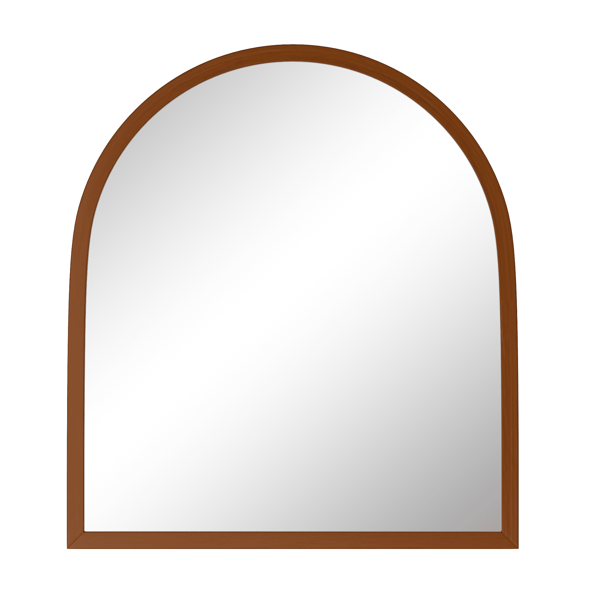 MAYEERTY 36"x32" Black Arched Floor Mirror Full Length Large Long Wall Mounted Mirror