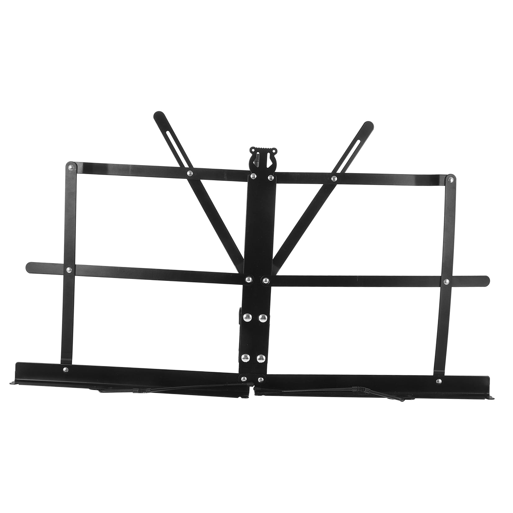 WHAMVOX Foldable Music Sheet Stand Sturdy Iron Document Holder for Kitchen Use .5 x 8.3 inches