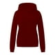 thumbnail image 3 of Pntutb moda mujer manga larga cuello redondo blusa sólida otoño casual pulóver tops sudaderas con capucha Pntutb Pntutb-5299, 3 of 4