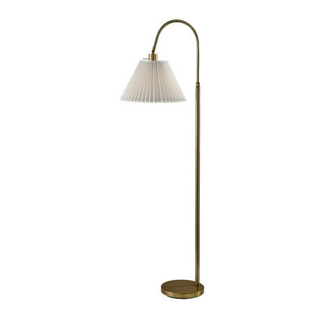 Adesso Thalia 58.5" Antique Brass Floor Lamp with Empire Shade (SL2614-21)