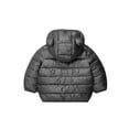 thumbnail image 3 of Eltusu Toddler Boys Puffer Jackets, Hooded Zip up Thermal Windproof Winter Outerwear Black Size 3 T, 3 of 6