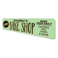 thumbnail image 4 of Bake Shop Open Novelty Decor, Metal Wall Sign - 4x18 Inches, 4 of 4