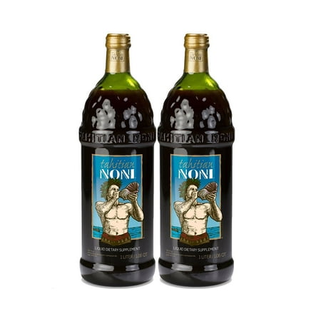 The Original Authentic TAHITIAN NONI® Juice by Morinda 2PK Case (Two 1 Liter Bottles per Case) - 34 fl oz per