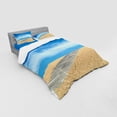 thumbnail image 3 of Ambesonne Beach Bedding Set 3 Pcs, Path over Golden Sand, Twin, Cream Blue, 3 of 3