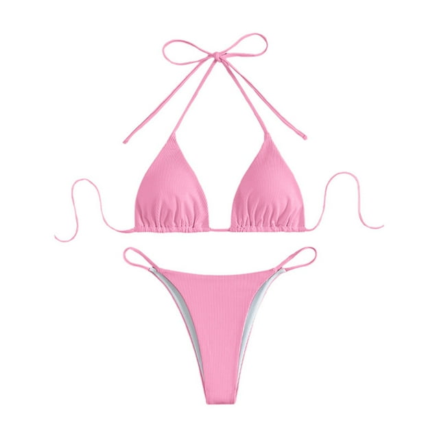 DGMIOCS Ensemble de Tankini Modeste pour Femmes Maillot de Bain pour Femmes Rose TP