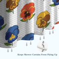 thumbnail image 6 of Pioneer Flower Floral Print Pattern Shower Curtain 72"x72", Bathroom Decorative Shower Curtain Set with 12 Hooks, Waterproof Washable, 6 of 6