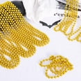 thumbnail image 4 of Collar Garma con cuentas doradas Mardi Gras Beads Garma, 144 unidades, 84 cm, 4 of 9