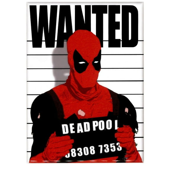 Deadpool Wanted PHOTO MAGNET 2 1/2" x 3 1/2 ITEM: 71863MV Ata-boy