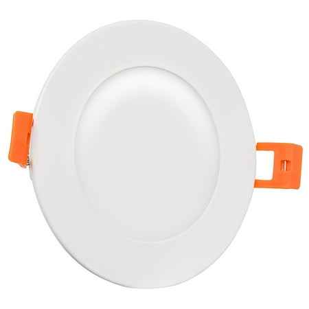 - Westgate Lighting 9W 4' Inch Ultra Thin Slim LED Recessed Light - Dimmable Retrofit Downlight Smooth Trim - Junction Box Included - No Housing Required - Ceiling Lights - 120V ETL (3000K Soft White)