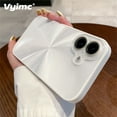 thumbnail image 2 of CD Laser Luxury Solid Candy Color Camera Protect Phone Case For iPhone 16 15 14 13 12 11 Pro Max Skin Feeling Full Back Cover Dark Purple For iPhone 16Pro, 2 of 6