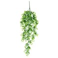 thumbnail image 1 of Bewildely ABS falso ratán colgante de pared simulación decorativa Color sólido vivo hogar Oficina de comedor planta Artificial Decoración Verde, 1 of 6