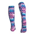 thumbnail image 2 of Bixox Blue Flower Skull Print Compression Socks,Compression Socks Women & Men Circulation for Medical,Running,Athletic, 2 of 7
