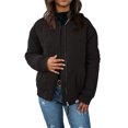 thumbnail image 1 of REDHOTYPE Women's Button Long Sleeve Brushed Jacket Coats with Pockets, 1 of 1