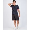 thumbnail image 6 of Real Essentials 5 Pack: Men’s Short Sleeve Dry Fit Active Crew Neck T Shirt - Athletic Running Gym Workout Tee Tops, 6 of 7