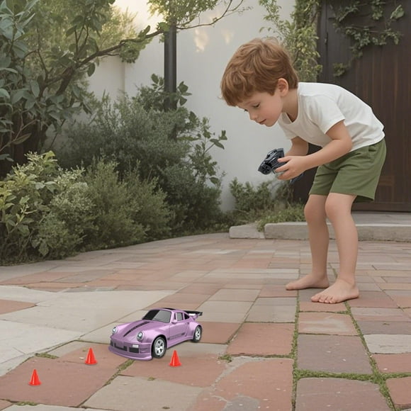 Oliegs Boxbollen Haute Vitesse 1:64 Mini Voiture Télécommandée pour Enfants Voiture Jouet RC Rechargeable avec Manette Sans Fil 2.4 Parfaite pour Garçons Filles de 6 Ans et Plus Marche