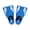 Blue 35 to 36, variant on Yihuala Comfortable Snorkeling Swimming Flippers Assistant Equipment for Underwaters Swimming Professional Flexible Diving Fin