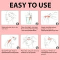 thumbnail image 6 of WEWAX Eyebrow Shaper Wax Kit Eyebrow Facial Hair Removal Delicate Areas Cotton Strips, Cleansing Wipes, 0.18oz（5g）, 6 of 11