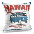 thumbnail image 1 of EREHome Surf Surfer Bus Retro Car Pillows case 18x18 Inches Home Decor Sofa Cushion Cover, 1 of 1