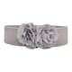 thumbnail image 2 of Cinturón ancho para mujer, estilo informal, de moda, elástico, para vestidos y blusas. Gris, 2 of 9