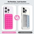 thumbnail image 3 of MyBat Suction Phone Case Adhesive Mount - Hands-Free, Strong Grip Holder for Selfies and Videos - Durable, Easy to Use - iPhone and Android Compatible - Hot Pink, 3 of 5