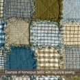 thumbnail image 6 of JCS Sage Green 5 Mini Buffalo Plaid Homespun Cotton Fabric Sold by the Yard, 6 of 7