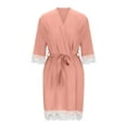 thumbnail image 3 of yievot Robes for Women Soft Lightweight Knee Length Bathrobe Loungewear, 3 of 5