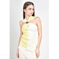 thumbnail image 4 of Blusa bicolor con aro Roman Fashion /Juvenil, 03261 (Amarillo) amarillo G, 4 of 5