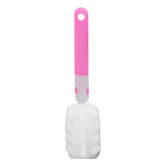 Cepillo Limpieza Botellas Desmontable 30 Cm Con Largo () Rosa