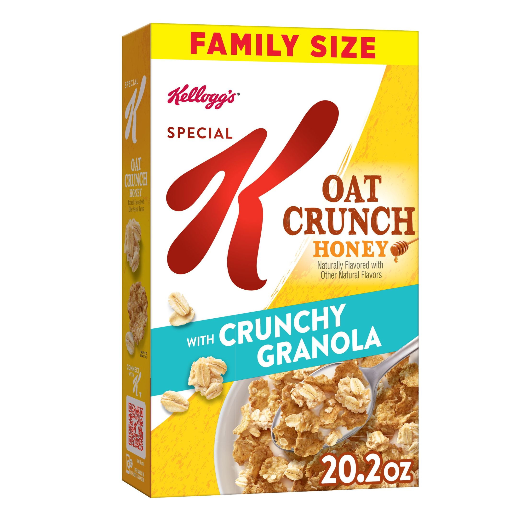 Kellogg's Special K Oat Crunch Honey Cold Breakfast Cereal, 20.2 oz