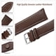 thumbnail image 3 of Correa de reloj de cuero genuino de grano superior, correas de reloj de liberación rápida de 18mm/20mm/22mm, se adapta a Samsung Galaxy Watch, Garmin Huawei Watch, 3 of 4