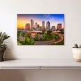 thumbnail image 2 of Elephant Stock Downtown Tampa Skyline Wall Art - Horizontal Canvas Wall Art - Living Room Wall Decor - Places Canvas - Blue And Orange Decor - 12" x 8", 2 of 8