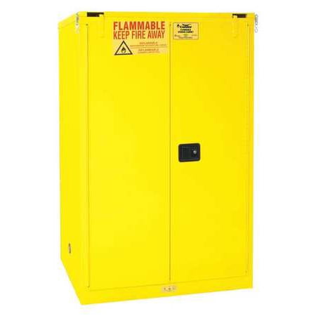 CONDOR 45AE89 Flammable Liquid Safety Cabinet, 90 gal.