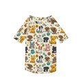 thumbnail image 5 of Dog Sweatshirt, Lightweight Animal Printed Pet Shirt Orange, 1 Piece Casual Pet Top, for Small Medium Large Dogs Daily Wear Outdoor Walking, 5 of 5
