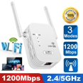 thumbnail image 2 of Brand New 2022 Wifi Extender Internet Signal Booster & Booster - Long Range Coverage, Home & Outdoor Wi-Fi Repeater, Easy Setup Upgraded Dual Band 1200M Repeater, 2 of 5