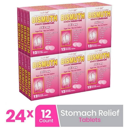 HealthA2Z® Bismuth Subsalicylate Chewable Tablets