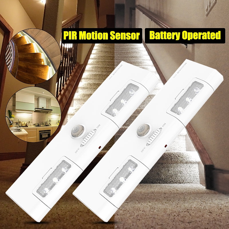 1 2 4 Pcs Led Closet Lights 6 Motion Sensor Under Cabinet Led Motion Sensor Under Cabinet