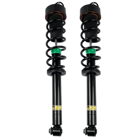 GELUOXI 2Pcs Rear Suspension Strut and Coil Spring Assembly for Cadillac CT6 Sedan 2016-2020 Black