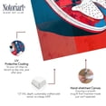 thumbnail image 3 of Primary Sneakers Shapes Canvas Print Retro Wall Decor by Notoriart, Gallery Wrapped, 30 x 45, 3 of 5