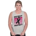 thumbnail image 5 of Detect Protect Breast Cancer Aware Tank Top Tee Shirt Women Brisco Brands S, 5 of 6