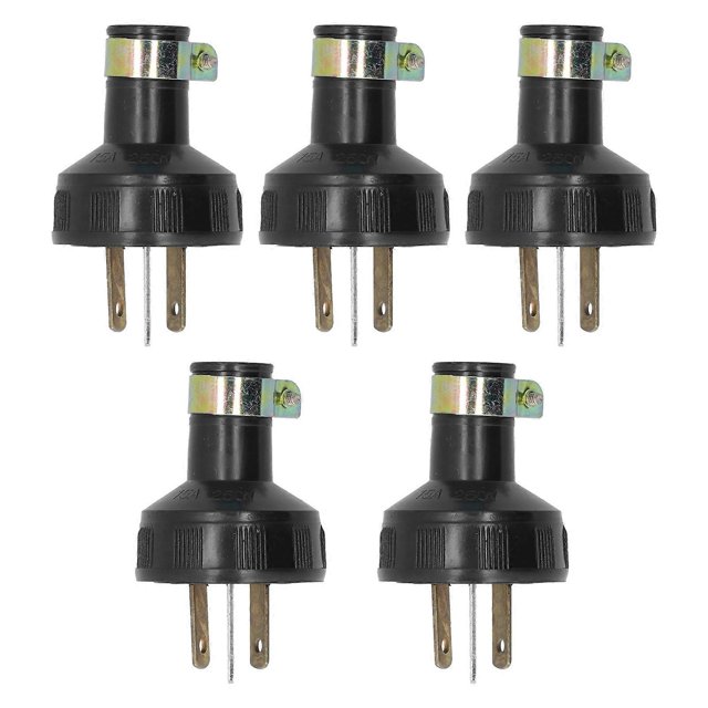 5Pcs Gasoline Generator Plug 3 Prong ABS Set Kit 250V 15A for ET950 ET650 TG950