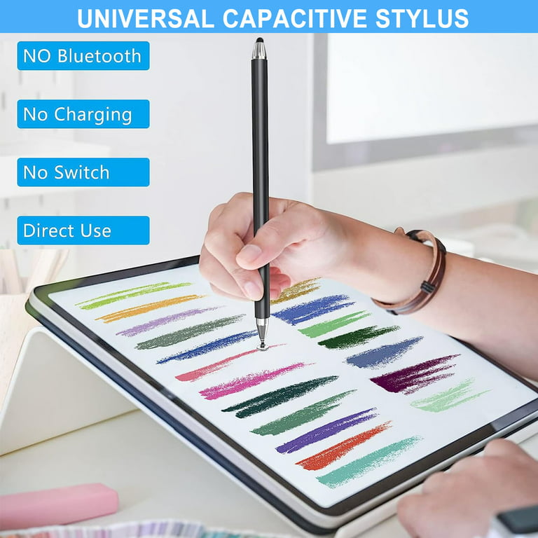 Stylus Pens for Touch Screens(3 Pcs), High Precision Magnetic Disc  Universal Stylus Pen for iPad Compatible with  Apple/iPhone/iPad/Android/Microsoft
