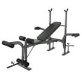 thumbnail image 1 of ZNNT Standard Weight Bench, Bench Press Set with Preacher Curl Pad and Leg Developer, Weight Lifting Equipment for Home Gym Full-Body Workout -Clearance-Weight Bench, 1 of 7