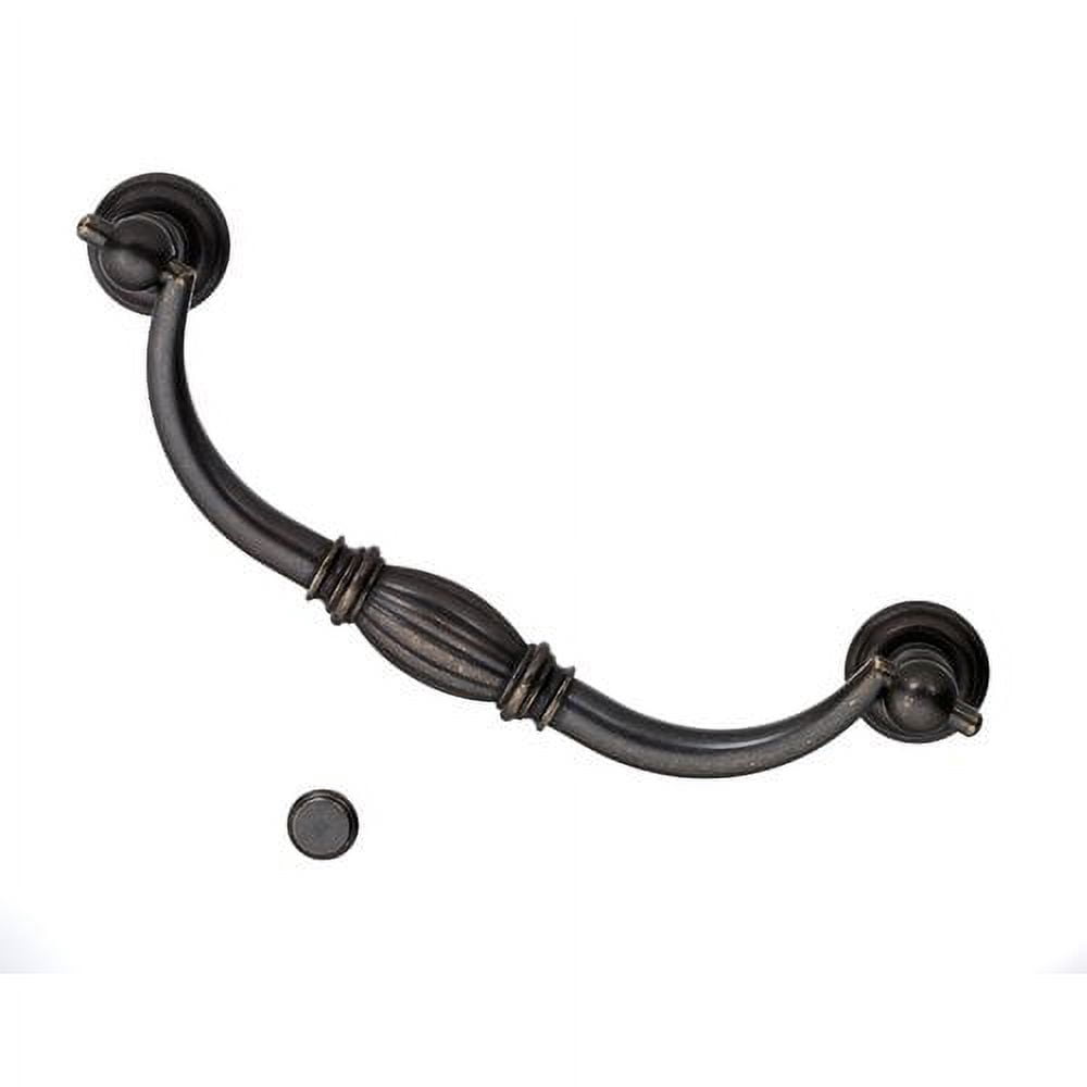 Alno 6" Bail Pull - Antique English Matte
